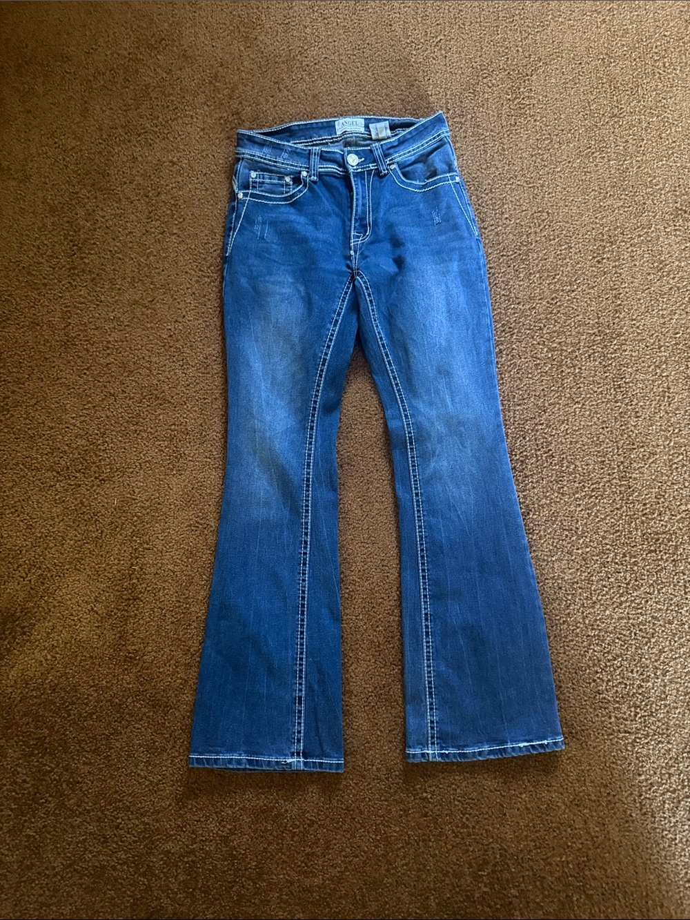 Angel Deep Blue Flare Jeans size 5